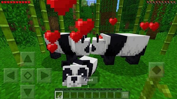 pandas in minecraft